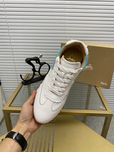 Christian Louboutin Mens Shoes Sneakers Luxury Brand Red Bottom Design Sports Footwears