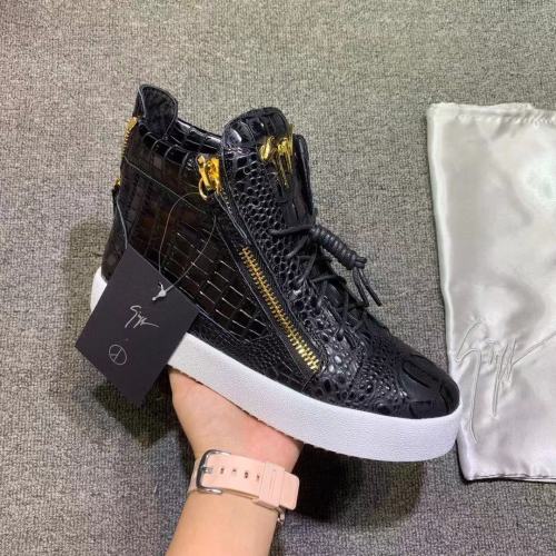 Giuseppe Zanotti Mens Shoes Luxury Brand High Top Sneakers Coby Kriss