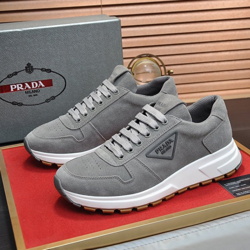 Prada Mens Shoes Sneakers Casual Shoes for Men Luxury Brand Breathable Fashion Sneakers with Original Box