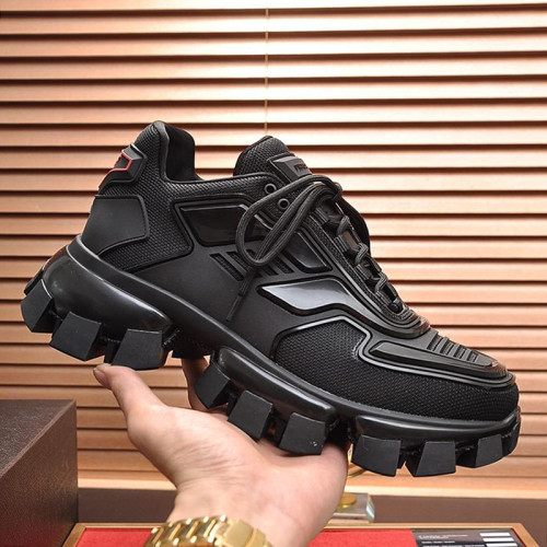 Prada Men Shoes Cloudbust Thunder Technical Fabric Sneakers with Original Box