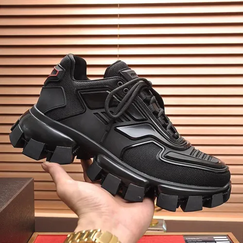 Prada Men Shoes Cloudbust Thunder Technical Fabric Sneakers with Original Box
