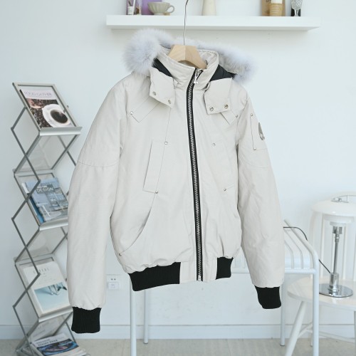 Moose Knuckles Design Mens Womens Winter Windprood Down Jackets Keep Warm 90% White Duck Down