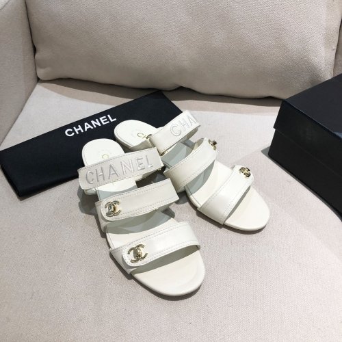 Chanel Womens Shoes Flat Mules