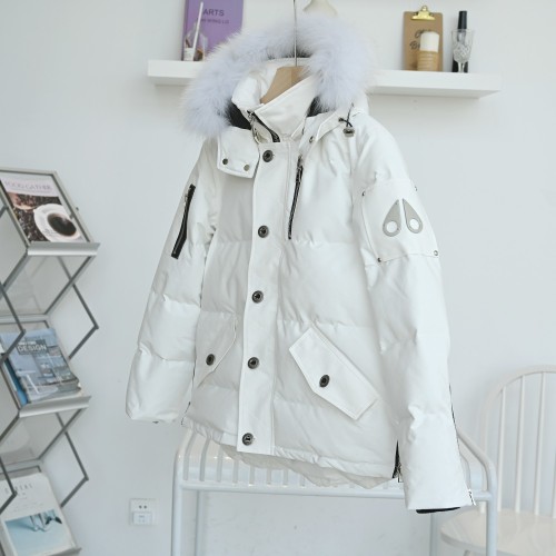 Moose Knuckles Design Mens Womens Winter Windprood Down Jackets Keep Warm 90% White Duck Down