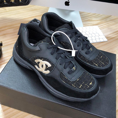 Chanel Mens Shoes Sneakers Luxury Brand Sports Shoes Breathable Design with Original Box