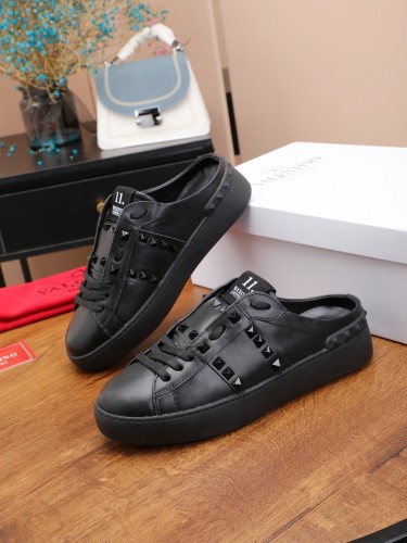 Valentino Womens Shoes Fashion Design Luxury Brand OPEN SNEAKER WITH VLTN PRINT with Original Box WY0S0830BLUA01