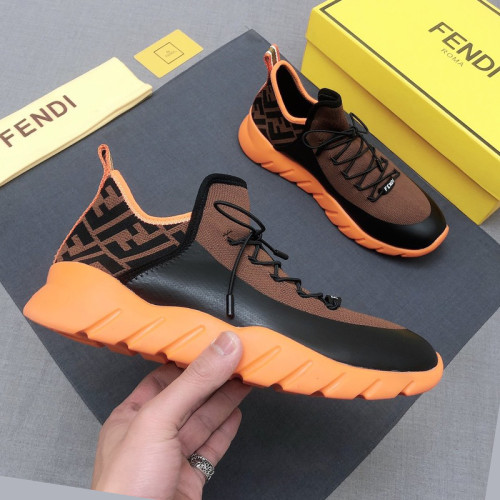 Fendi Mens Shoes Fashion Sneakers Luxury Brand Casual Shoes for Men with Original Box