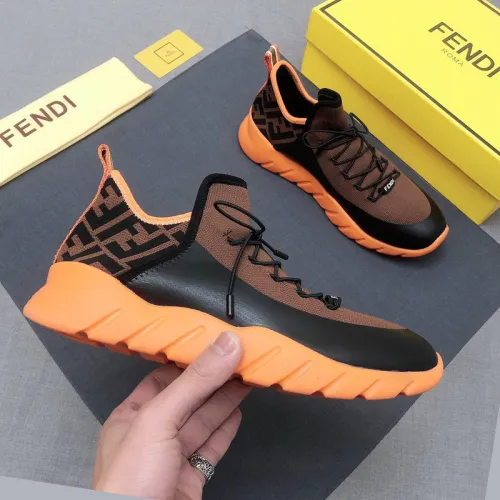 Fendi Mens Shoes Fashion Sneakers Luxury Brand Casual Shoes for Men with Original Box