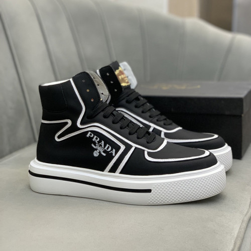 Prada Mens Shoes Sneakers Casual Shoes for Men Luxury Brand Breathable Fashion Sneakers with Original Box