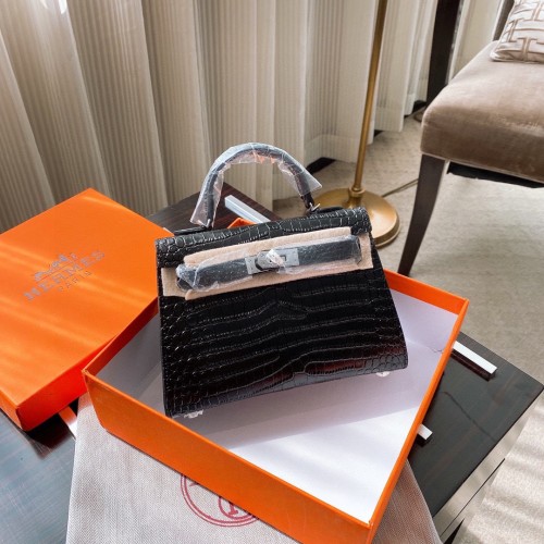 Hermes Womens Bags Handbags Luxury Brand Fashion Hermès Kelly Mini Kelly Second Generation Totes