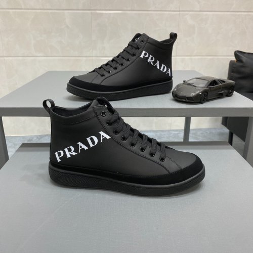 Prada Mens Shoes Sneakers Casual Shoes for Men Luxury Brand Breathable Fashion Sneakers with Original Box
