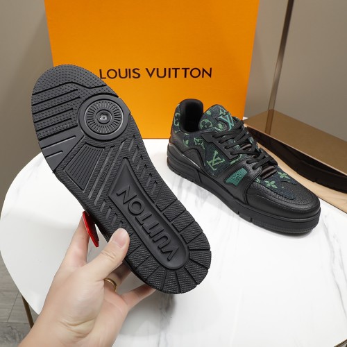 Louis Vuitton Men Shoes Fashion Sneakers Design Luxury Brand LV TRAINER SNEAKER with Original Box 1A9ZC2