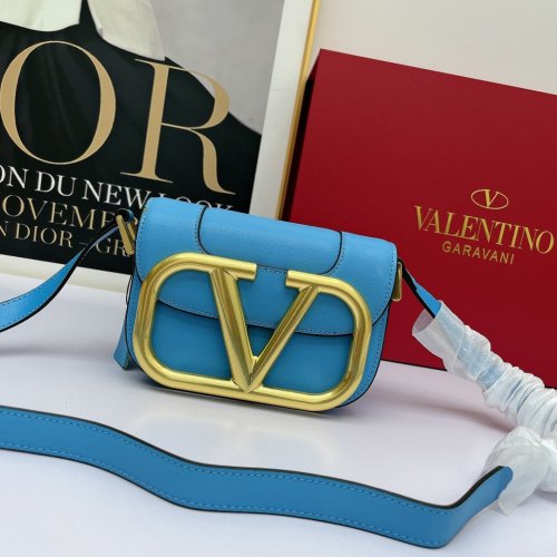 Valentino Womens Bags Crossbody Bag Luxury Brand SMALL SUPERVEE CROSSBODY CALFSKIN BAG with Original Box