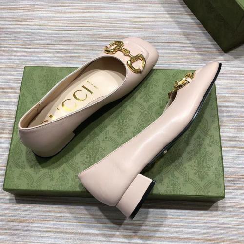 Gucci Womens Shoes Women's Low-heel Pump with Horsebit