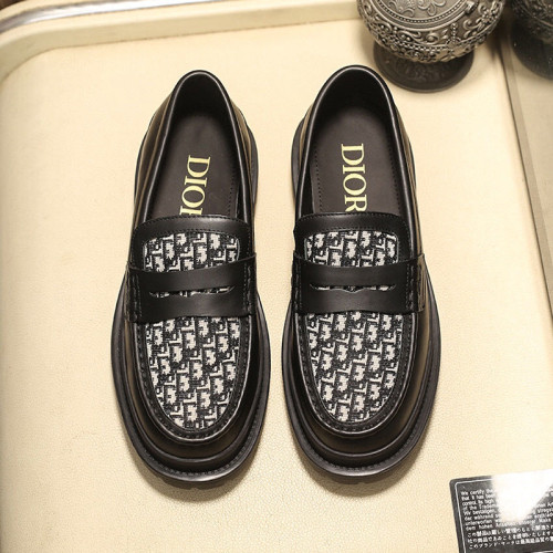 Dior Men Shoes Casual Dress Shoes Luxury Dior Explorer Loafer Beige And Black Dior Oblique Jacquard And Black Smooth Calfskin