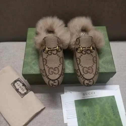 Gucci Womens Shoes Casual Loafers Design Luxury Brand Leather Princetown with Original Box