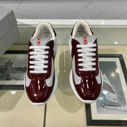 Prada Mens Shoes Sneakers Casual Shoes for Men Luxury Brand White Prada PRAX 1 sneakers with Original Box 4E3576_3LFV_F0009