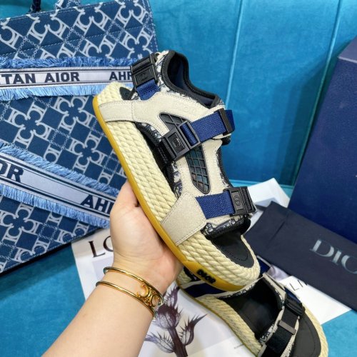 Dior Men Womens Shoes DIOR ATLAS SANDAL 3SA094ZIY_H561