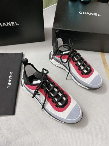 Chanel Mens Shoes Sneakers Luxury Brand Sports Shoes Breathable Design with Original Box