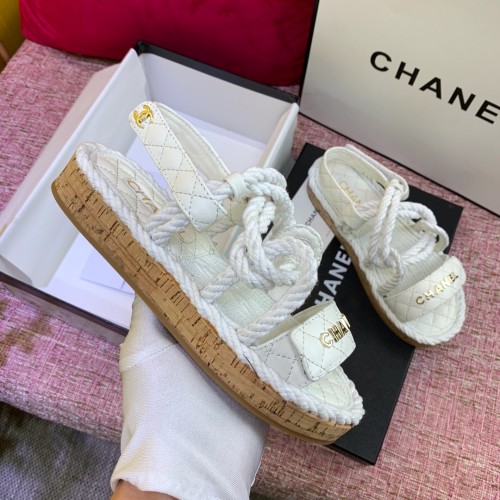 Chanel Womens Shoes Sandals Summer Luxury Brand Slippers Slides Sandals for Women with Original Box