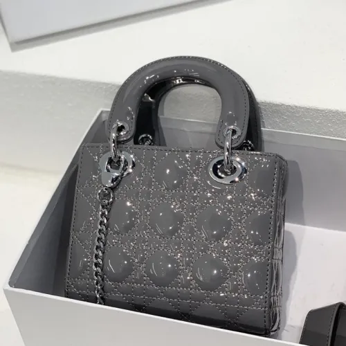 Dior Womens Bags Handbags Luxury Fashion LADY DIOR D-LITE BAG with Original Box