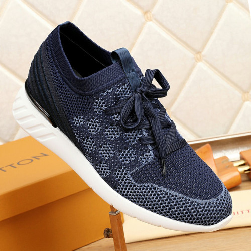 Louis Vuitton Men Shoes Sneakers Breathable Design Fashion Type Footwear Luxury Fastlane Sneaker 1A41YG with Original Box