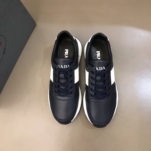 Prada Mens Shoes Sneakers Casual Shoes for Men Luxury Brand Breathable Fashion Sneakers with Original Box
