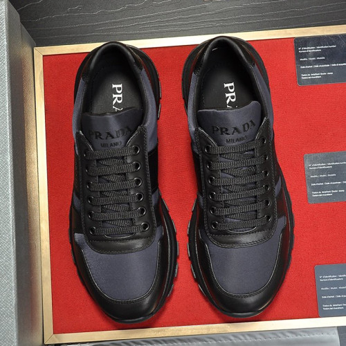 Prada Mens Shoes Sneakers Casual Shoes for Men Luxury Brand Breathable Fashion Sneakers with Original Box