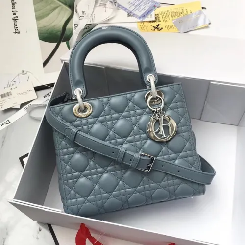 Dior Womens Bags Handbags Luxury Fashion MEDIUM LADY D-LITE BAG with Original Box