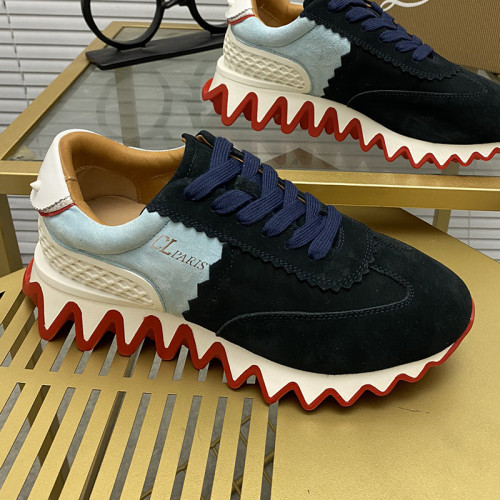 Christian Louboutin Mens Shoes Sneakers Luxury Brand Red Bottom Design Sports Footwears