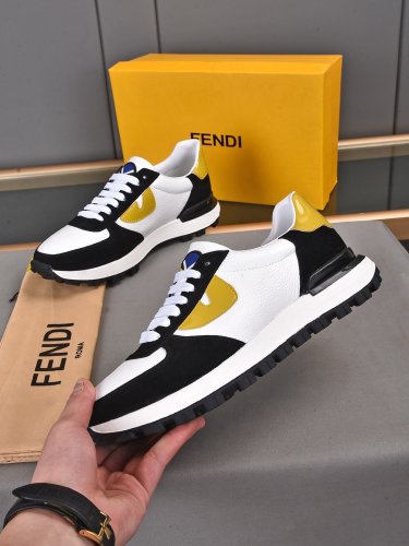 Fendi Mens Shoes Fashion Sneakers Luxury Brand Casual Shoes for Men with Original Box