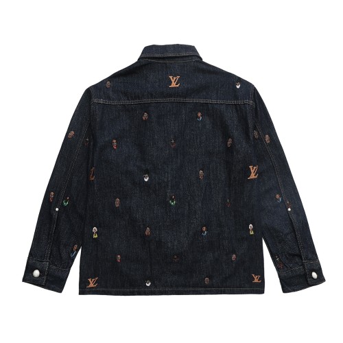 Louis Vuitton Men Womens Jackets Denim Luxury Brand Mens Jackets Top Quality   