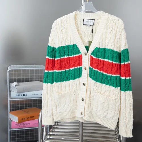 Gucci Cardigan Men Womens Knit Cardigan Luxury Brand Womens Knitwear Top Quality   
