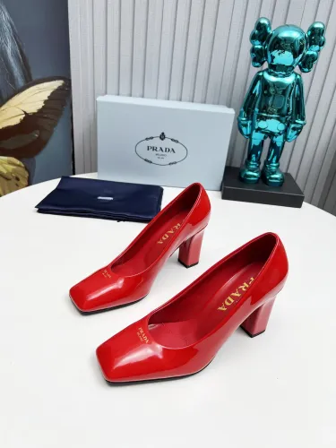 Prada Womens Shoes Sandals Casual Luxury Brand Pumps 8cm Heel with Original Box Whatsapp 