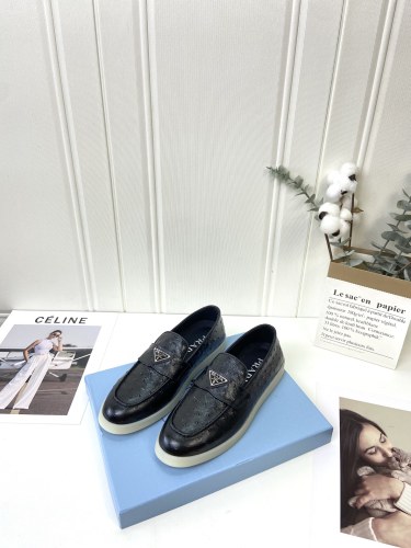 Prada Womens Shoes Casual Luxury Brand Fashion Loafers for Women with Original Box Whatsapp 
