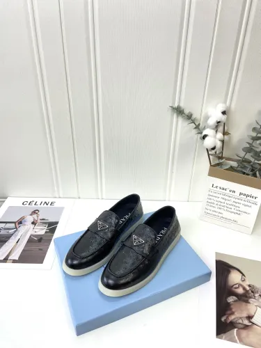 Prada Womens Shoes Casual Luxury Brand Fashion Loafers for Women with Original Box Whatsapp 