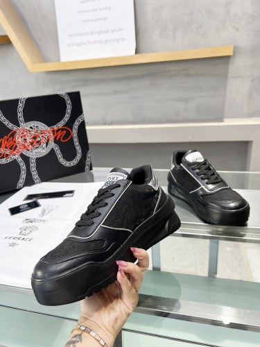 Versace Men Shoes Fashion Sneakers Luxury Brand Top Quality Breathable Versace Odissea Sneaker with Original Box whatsapp  