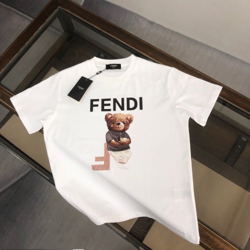 Fendi Luxury Brand Women Mens Short Sleeve T-Shirt   