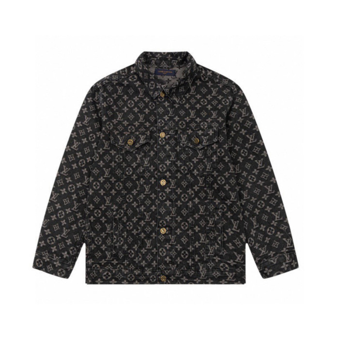 Louis Vuitton Men Womens Jackets Denim Luxury Brand Mens Jackets Top Quality   