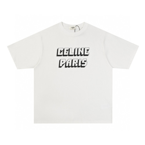 Celine Luxury Brand Women Mens Short Sleeve T-Shirt   