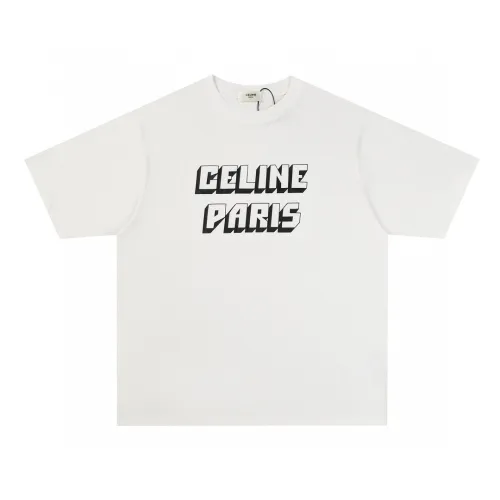 Celine Luxury Brand Women Mens Short Sleeve T-Shirt   