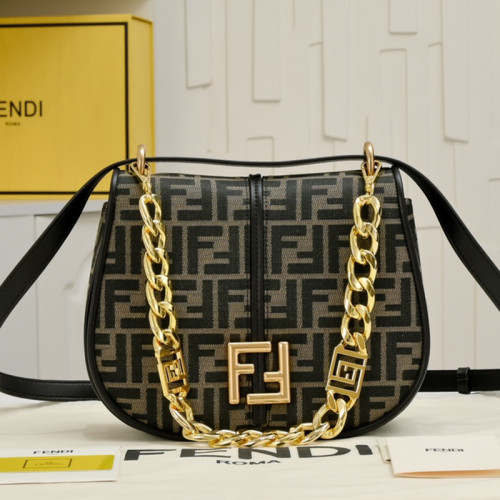 Fendi Womens Bag Shoulder Bags Luxury Brand Fendi C‘mon Fashion Bags for Women with Original Box  