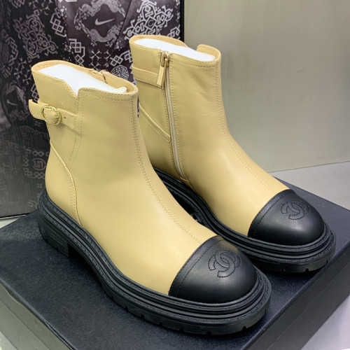 Chanel Womens Shoes Boots Luxury Brand Design with Original Box Women Fashion Ankle Boots Booties 3.5cm Heel