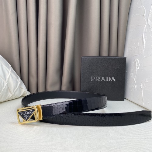 Prada Mens Belt Luxury Brand Fashion Men Belts with Original Box