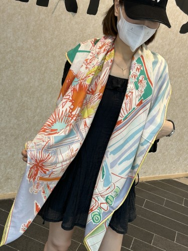 Hermes Scarves Womens Fashion Scarf Shawl 274