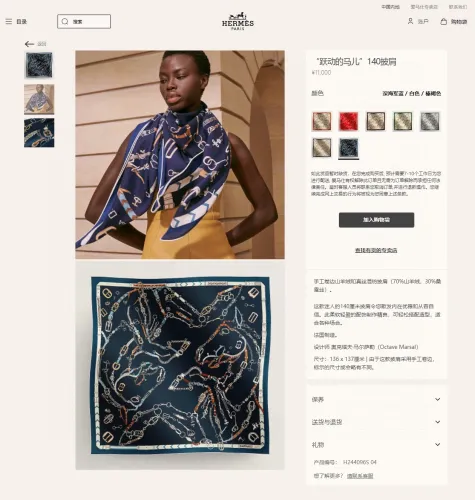 Hermes Scarves Womens Fashion Scarf Shawl 102