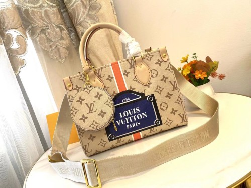 Louis Vuitton Womens Bags Handbags Luxury Brand LV ONTHEGO PM M58956 Handbags for Women with Original Box  