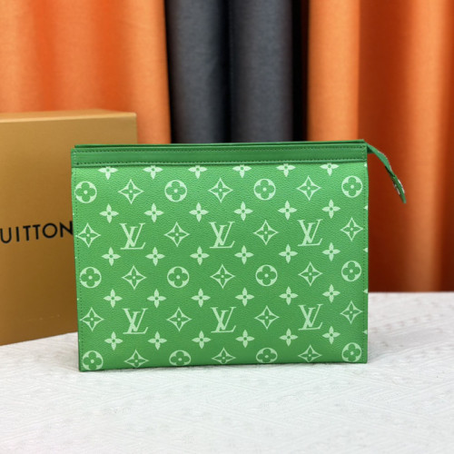 Louis Vuitton Mens Womens Bags Clutch Luxury Brand Fashion Type POCHETTE VOYAGE MM M80803 with Original Box  