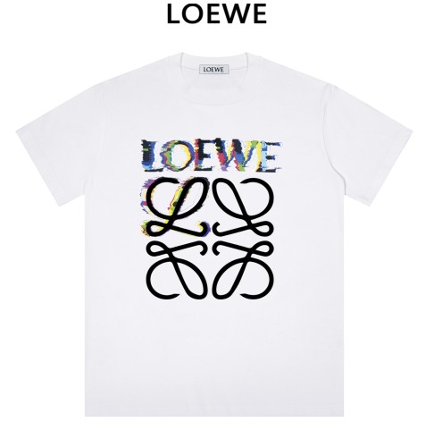 Loewe Luxury Brand Men Womens Short Sleeve T-Shirt   