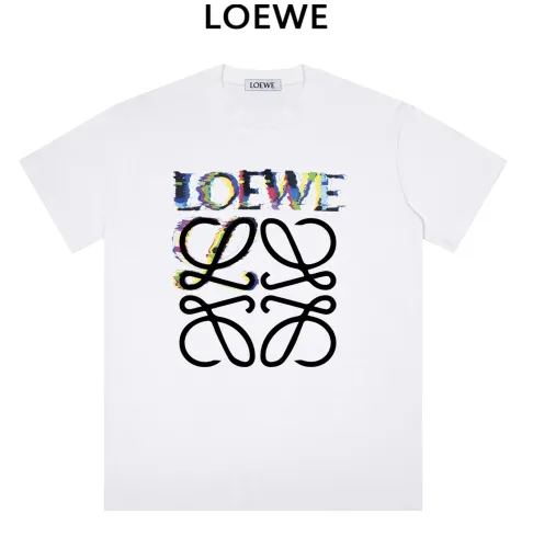 Loewe Luxury Brand Men Womens Short Sleeve T-Shirt   